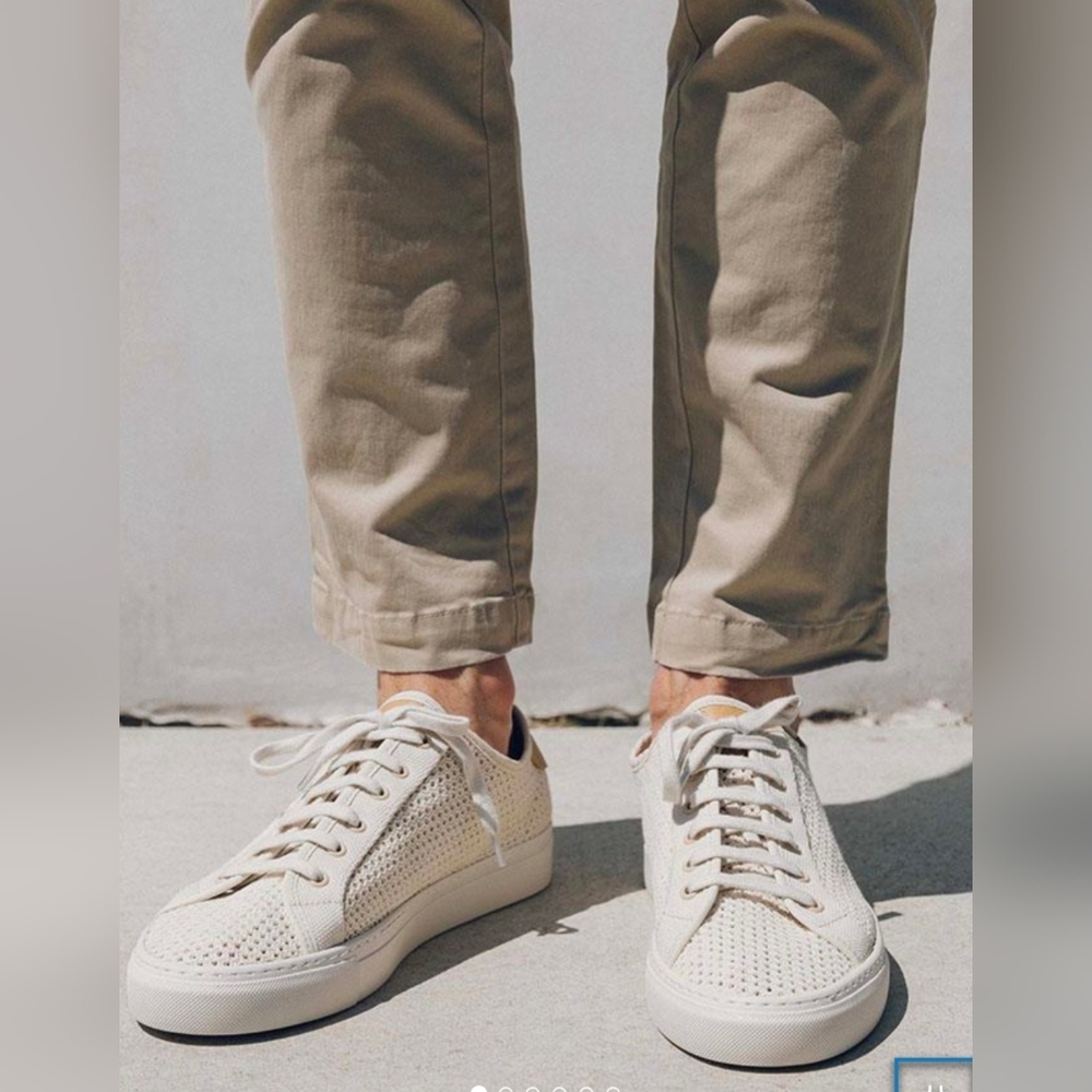 Soludos Men's Lagos Mesh Leather Sneaker